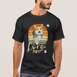 Camiseta Melhor Corgi para Mulheres Tamanho Plus Mãe Eterna