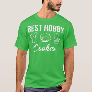 Camiseta Melhor Cozinhar de Design de Cooker de Hobby