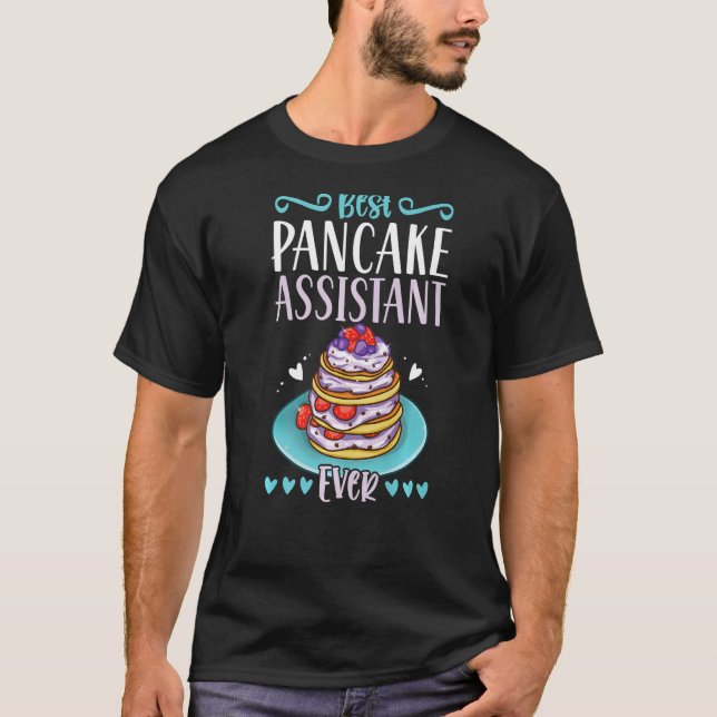 Camiseta Melhor Criador de Pancake Assistant (Frente)