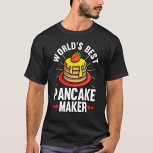 Camiseta Melhor Criador de Pancake do Mundo