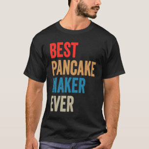 Camiseta Melhor Criador De Pancake Que Já Baía Para Pai De