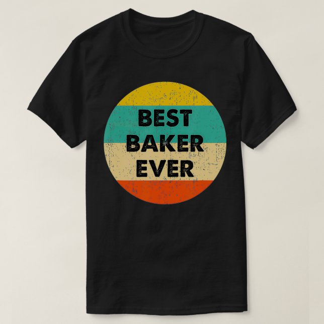 Camiseta Melhor Criador Do Baker Nunca (Frente do Design)