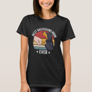 Camiseta Melhor Dachshund Mãe Alguma Vez Bonita Cachshund D