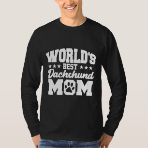 Camiseta Melhor Dachshund Mãe do Mundo
