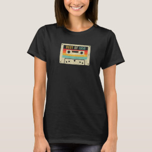 Camiseta Melhor de 1958 Cassette Tape Retro Vintage 65th Bi