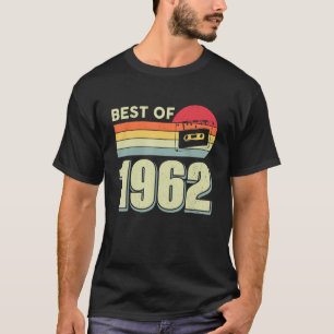 Camiseta Melhor De 1962 Vintage Retro Cassette Tape 60th Bi