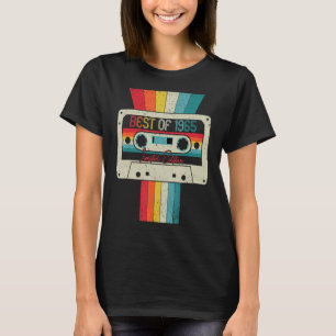 Camiseta Melhor De 1965 Cassette Retro Vintage 1965 Anivers
