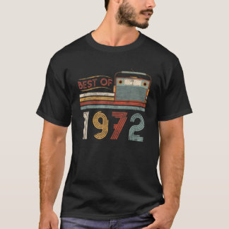 Camiseta Melhor De 1972 50 Presentes De Aniversário Com 50 