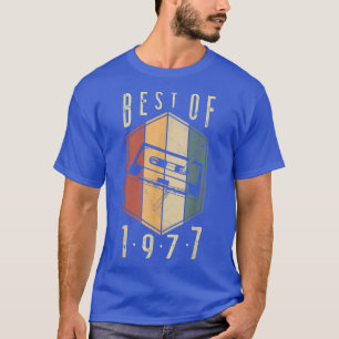 Camiseta Melhor De 1977, 45 Anos, Fita Cassete De Presentes