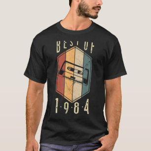 Camiseta Melhor De 1984 Cassete de 38 Anos de Idade Fita 38
