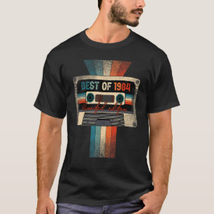 Camiseta Melhor De 1984 Cassette Tape 38 Aniversário 38 Ano