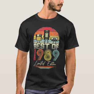 Camiseta Melhor De 1989 33º Aniversário De 33 Anos