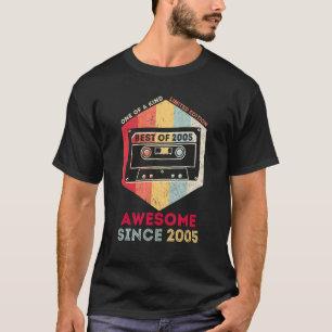 Camiseta Melhor De 2005 17º Aniversário 17 Anos