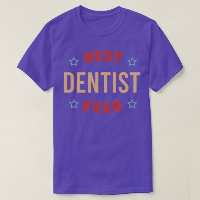 Camiseta Melhor dentista de sempre 36 (Frente do Design)
