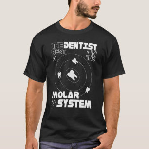 Camiseta Melhor Dentista de Sistema Molar Dental