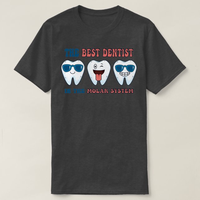 Camiseta Melhor Dentista legal (Frente do Design)