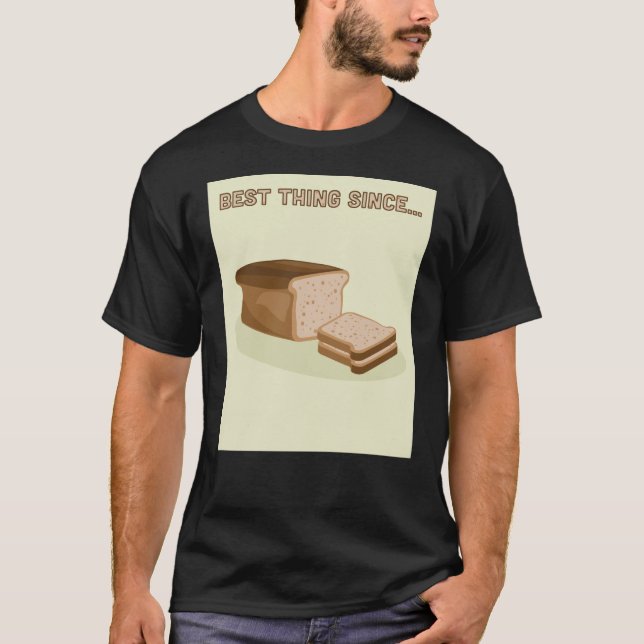 Camiseta Melhor desde pão fatiado (Frente)