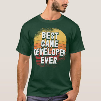 Camiseta Melhor Desenvolvedor De Jogos - Vídeo De Nerd Para