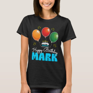 Camiseta Melhor Design de aniversário personalizado para Ma