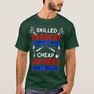 Camiseta Melhor Design de Barber para Mulheres Barbershop