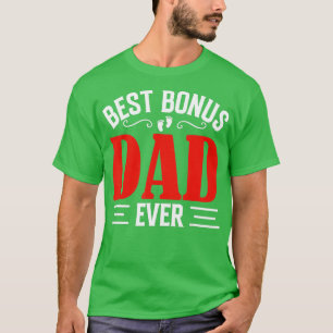 Camiseta Melhor Design de Bônus para o Dia de os pais 1