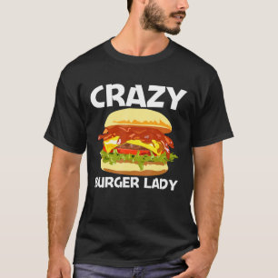 Camiseta Melhor Design De Burger Para Mulheres Mãe Sanduích