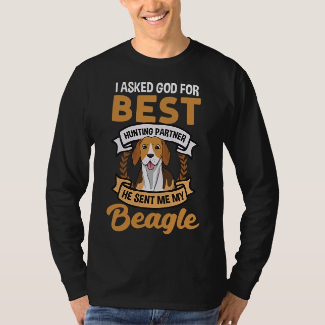 Camiseta Melhor Design De Cachorro De Beagle/Cachorro De Be (Frente)