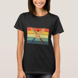 Camiseta Melhor Design de Críquete para Homens Mulheres Esp