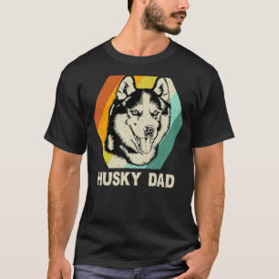 Camiseta Melhor Design de Husky Para Pai Homens Siberian Hu