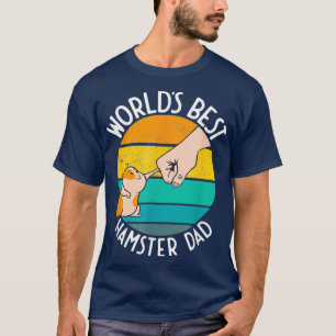 Camiseta Melhor Design de Pai de Hamster do Mundo