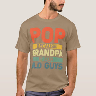 Camiseta Melhor design de papai para vovô dos netos Pais