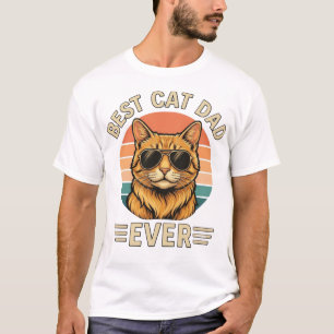 Camiseta Melhor Design de Presente para Pai de Gato Engraça
