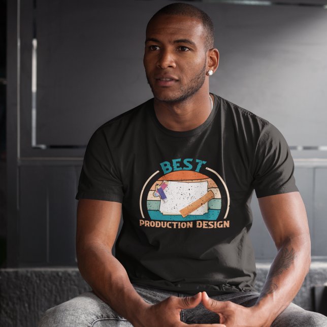 Camiseta Melhor Design de produção - Retroativo (Criador carregado)
