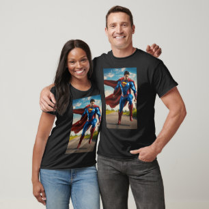 Camiseta melhor design de super-herói