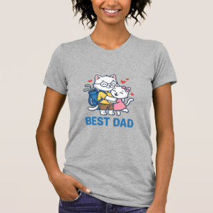 Camiseta Melhor Design de Vetor Fofo de Gato de Golfe do Pa