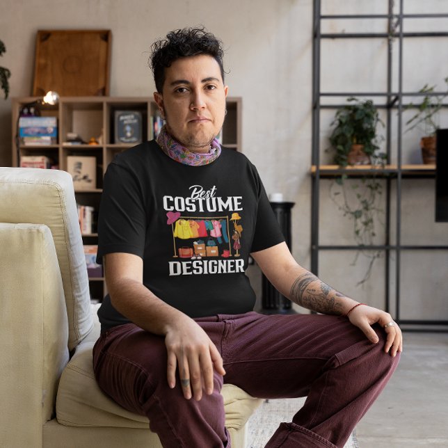 Camiseta Melhor Designer de Figuras - Assistente de Wardrob (Criador carregado)