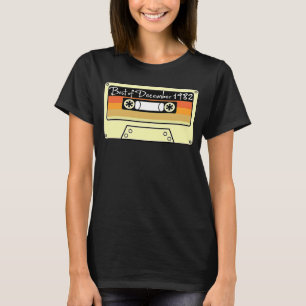 Camiseta Melhor dezembro de 1982 Cassete de Aniversário Mix