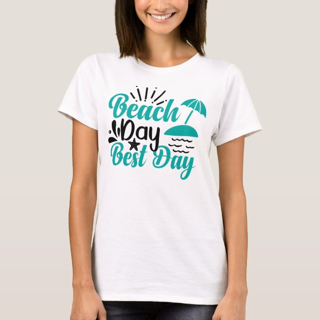 Camiseta Melhor Dia da Praia - 68634 (Frente)