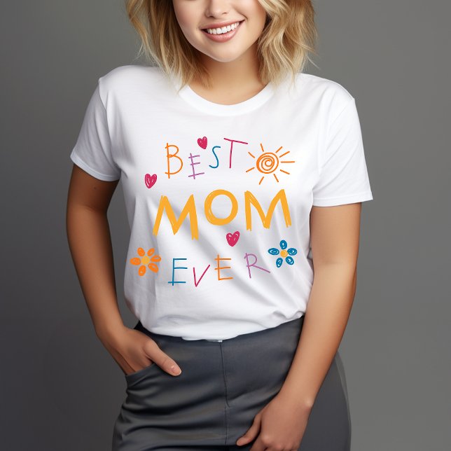 Camiseta Melhor Dia de as mães Da Mãe (Criador carregado)