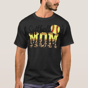 Camiseta Melhor Dia de as mães da Mãe de Softball
