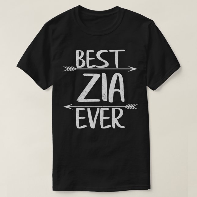 Camiseta Melhor Dia de as mães Da Tia Italiana Zia Eternion (Frente do Design)