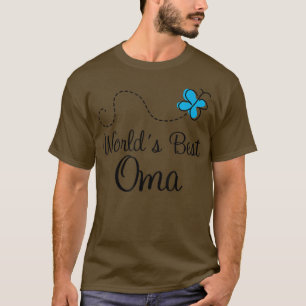 Camiseta Melhor Dia de as mães de Borboleta Oma Avó