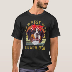 Camiseta Melhor Dia de as mães De Cachorro Mãe Ever Bernese