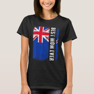 Camiseta Melhor Dia de as mães de Sinalizador Kiwi Mãe de N