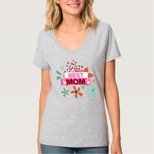 Camiseta Melhor Dia de as mães Feliz da Mãe