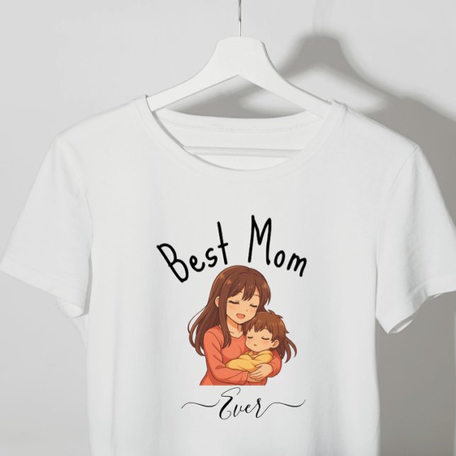 Camiseta Melhor Dia de as mães Personalizado Da Família Da  (Criador carregado)