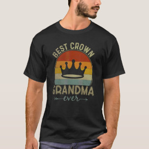 Camiseta Melhor Dia de as mães Retrorativo Da Vovó Croata