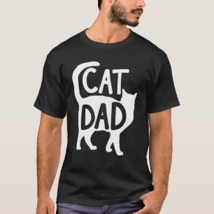 Camiseta Melhor Dia de os pais de Gato Homens Pai Papá Engr