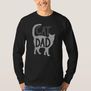 Camiseta Melhor Dia de os pais De Gato Pai Pessoal Gatinho