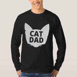 Camiseta Melhor Dia de os pais De Gato Pai Pessoal Gatinho